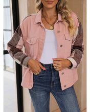 luvamia Jean Jackets for Women Fashion Flannel Plaid Shacket Jacket Oversized Button Down Trucker Denim Shirt Jackets