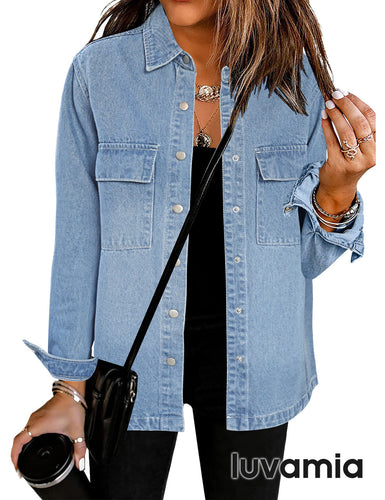 luvamia Jean Jackets for Women … curated on LTK