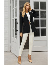 luvamia Blazers for Women Business Casual Long Sleeves Work Professional Suits Dressy Jackets with Pocket Office Outfits