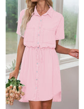 luvamia Women Casual Denim Dress Short Sleeve Tie Waist Classic Jean Shirt  Dress : : Clothing, Shoes & Accessories