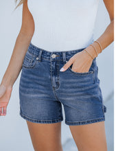 luvamia Jean Shorts for Women Trendy High Waisted Denim Shorts Carpenter Stretchy Summer Casual Mom Cut Off Jeans Shorts