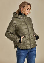 Women’s Warm Winter Casual Hooded Coat Warm Quilted Jacket With Pockets