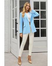 luvamia Blazers for Women Business Casual Long Sleeves Work Professional Suits Dressy Jackets with Pocket Office Outfits