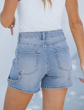 luvamia Jean Shorts for Women Trendy High Waisted Denim Shorts Carpenter Stretchy Summer Casual Mom Cut Off Jeans Shorts
