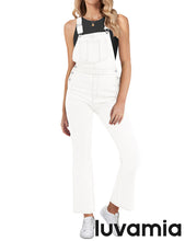 luvamia Women's Casual Adjustable Strap fit Jumpsuit with Pocket Jeans Trouse