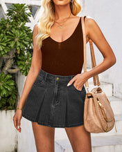 luvamia Skorts for Woman High Waisted Denim Shorts Trendy Jean Skort Skirt Country Concert Outfits Western Y2K Summer