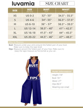 luvamia Jumpsuits for Women Causal Sleeveless Wide Leg Overall Jumpsuit Baggy Loose Onesie Jumpers With Pockets Lounge