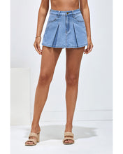 luvamia Skorts for Woman High Waisted Denim Shorts Trendy Jean Skort Skirt Country Concert Outfits Western Y2K Summer