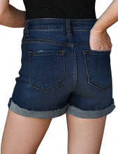 luvamia Women's Casual Denim Shorts Frayed Raw Hem Ripped Jeans Shorts