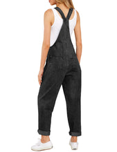 luvamia Women's Casual Stretch Adjustable Denim Bib Overalls Jeans Pants Jumpsuits