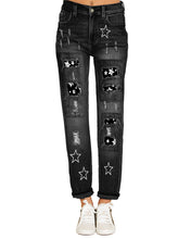luvamia Boyfriend Jeans for Women Ripped Jeans Womens Stretch Distressed Patchwork Pants Denim