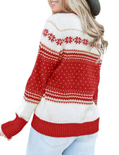 luvamia Women's Crewneck Ugly Christmas Sweater Casual Knit Pullover Sweater Top