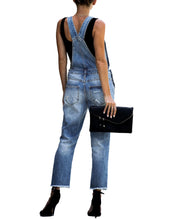 luvamia Women's Casual Stretch Adjustable Denim Bib Overalls Jeans Pants Jumpsuits