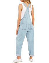 luvamia Women's Casual Stretch Adjustable Denim Bib Overalls Jeans Pants Jumpsuits