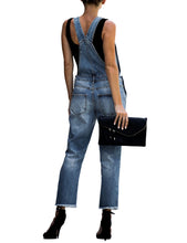 luvamia Women's Casual Stretch Adjustable Denim Bib Overalls Jeans Pants Jumpsuits