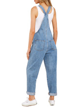 luvamia Women's Casual Stretch Adjustable Denim Bib Overalls Jeans Pants Jumpsuits