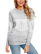 luvamia Women's Crewneck Ugly Christmas Sweater Casual Knit Pullover Sweater Top